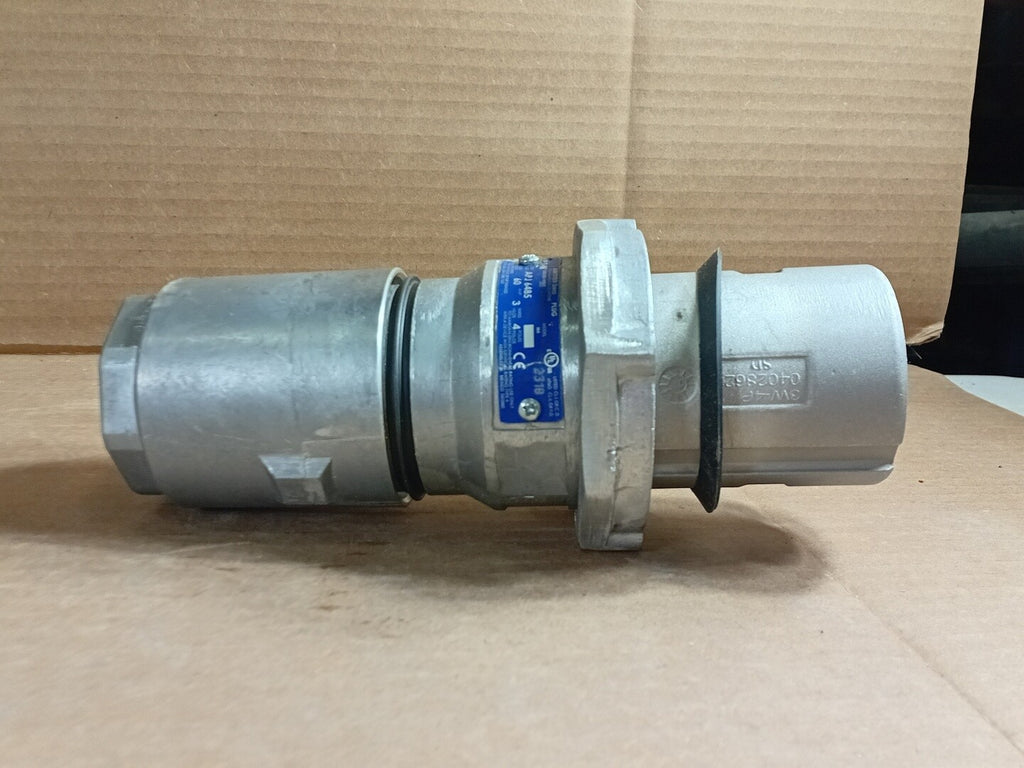 EATON 60 Amps, 3 Wires, 4 Pole, 600 Volts Heavy Duty Plug APJ6485