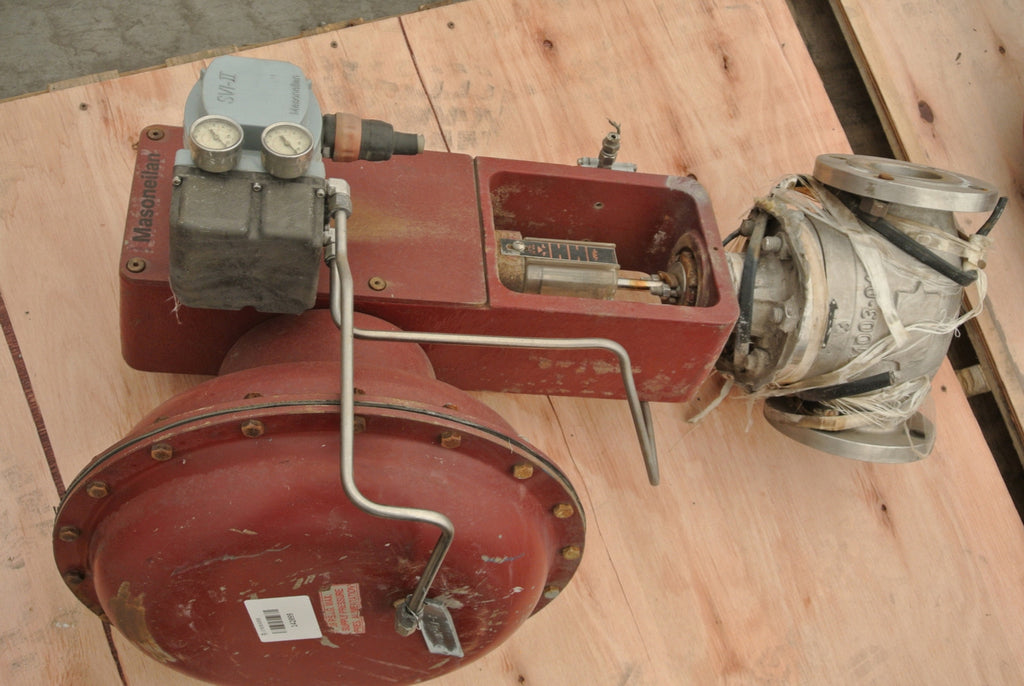 MASONEILAN 3" Class 150 Globe Control Valve and Actuator 21714