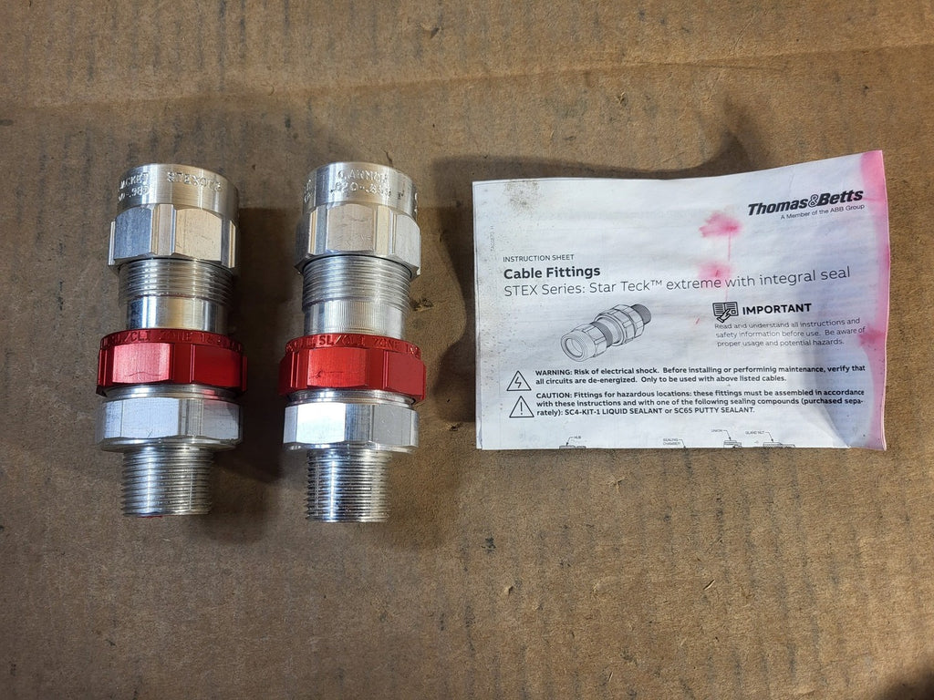 THOMAS & BETTS 3/4" Star Teck Extreme XP (TM) Cable Fitting STEX075 (Box of 2)