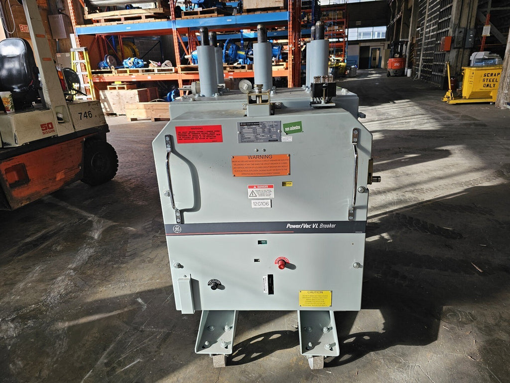 GENERAL ELECTRIC 8.25kV, 1200A, 125VDC Power VAC VL Breaker PVVL-7.2-500-3C