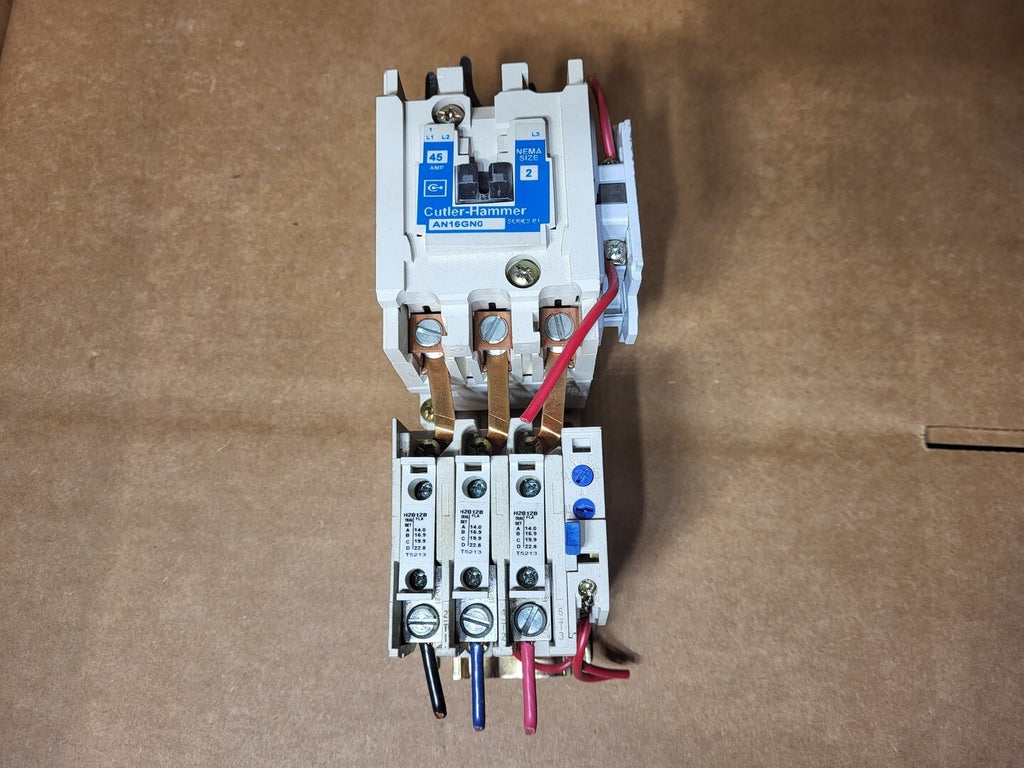 CUTLER-HAMMER 45 Amp, NEMA 2 Motor Starter Assembly AN16GN0 w/ Overload Relay C306GN3