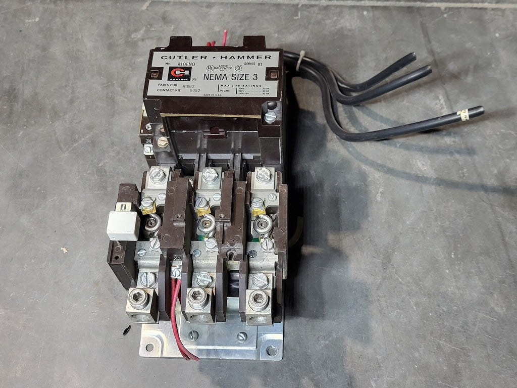 CUTLER-HAMMER 90 Amp, NEMA Size 3 Motor Starter A10EN0