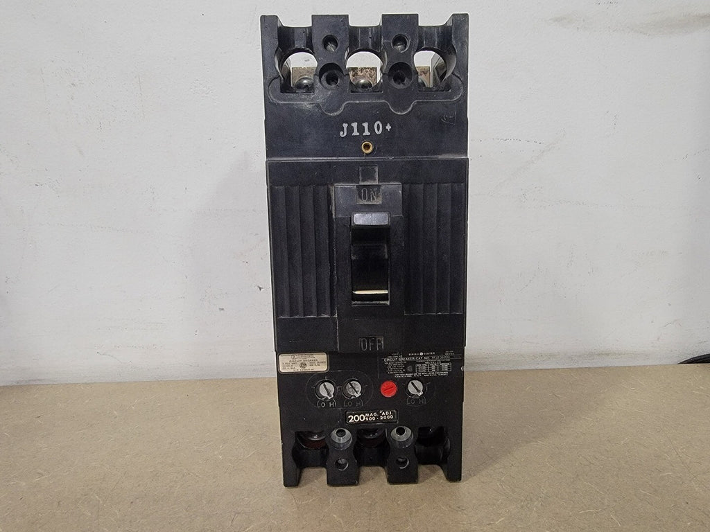 GENERAL ELECTRIC 200 Amp, 3 Pole, 600 Volts Circuit Breaker TFJ236200