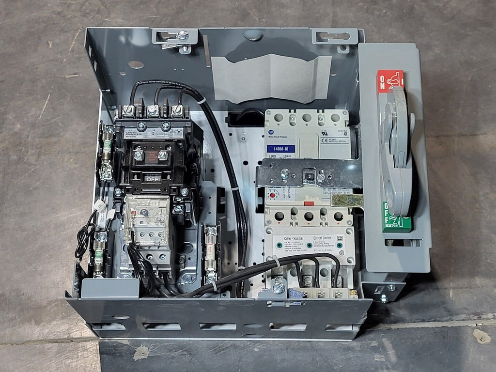 ALLEN-BRADLEY 1 hp, 3 Amp, 600V, 3Ph, Size 1 FVNR 2113 MCC Bucket YUTKNPN90/1AO
