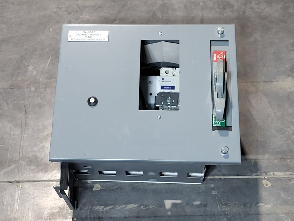 ALLEN-BRADLEY 1 hp, 3 Amp, 600V, 3Ph, Size 1 FVNR 2113 MCC Bucket YUTKNPN90/1AO