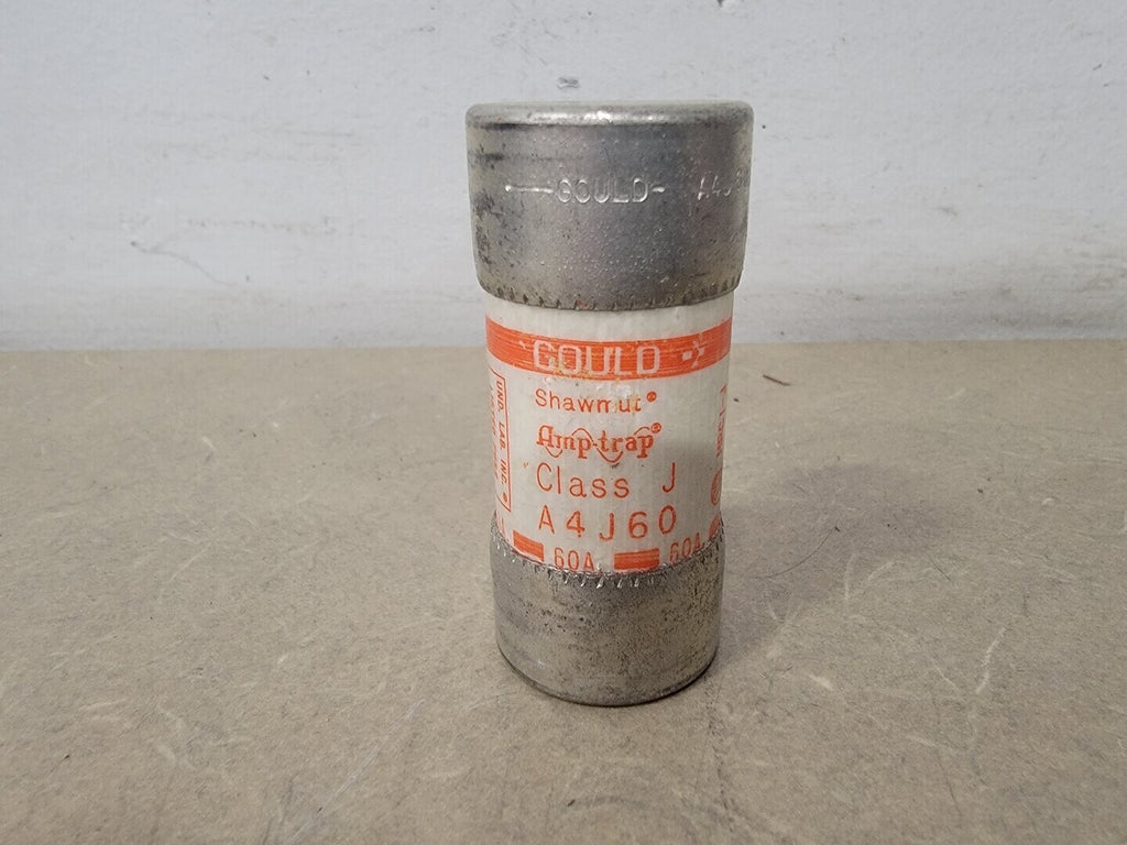 GOULD SHAWMUT 60 Amp Class J Current Limiting Fuse A4J60 (Lot of 4)