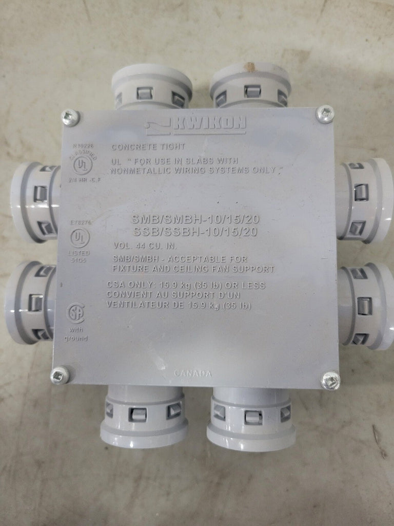 KWIKON Slab Junction Box SMB/SMBH-10/15/20 (Box of 5)