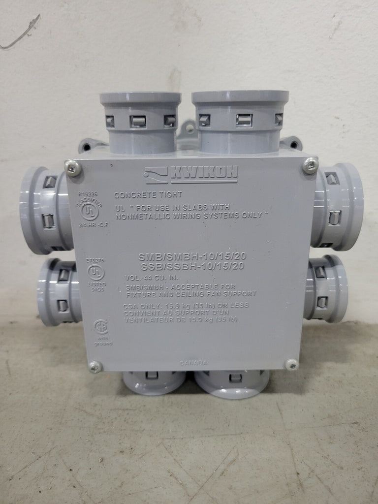 KWIKON Slab Junction Box SMB/SMBH-10/15/20 (Box of 4)