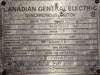 CANADIAN GENERAL ELECTRIC 3000 hp, 6600 volts, 1200 rpm, 780Y frame Synchronous Motor 139010