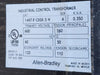 ALLEN-BRADLEY 350VA, 600V Pri, 120V Sec Control Transformer 1497-F-CXSX-3-N