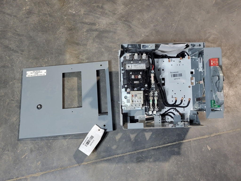 ALLEN BRADLEY 25 hp 600 volts Starter 509-COD-XXX w/ relay and fuses