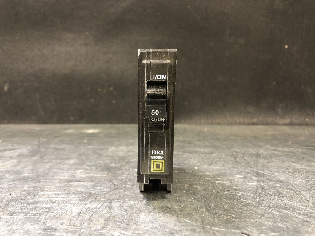 SQUARE D 50 Amp, 1 Pole, 120/240 Volts Circuit Breaker QO150