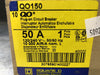 SQUARE D 50 Amp, 1 Pole, 120/240 Volts Circuit Breaker QO150