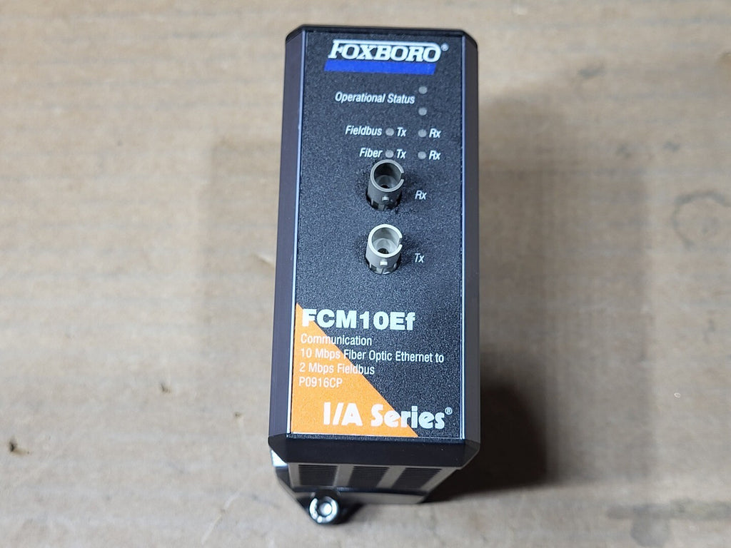 FOXBORO I/A Series 10Mbps Fiber Ethernet to 2Mbps Fieldbus Module P0916CP FCM10Ef