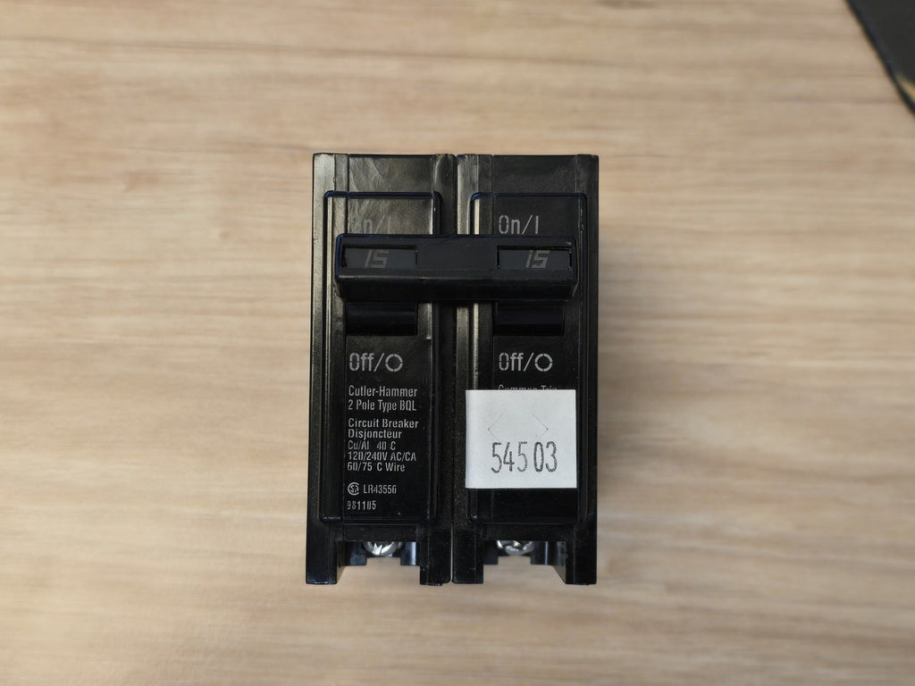 COMMANDER 15 Amp, 2 Pole, 120/240 Volts Circuit Breaker BQL215