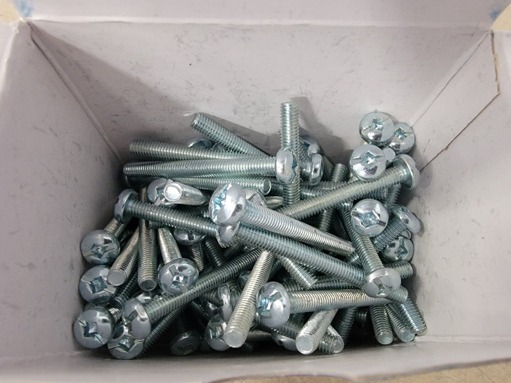 ROBERTSON Round Head Machine Screw 10-32 x 2" (Box of 100)