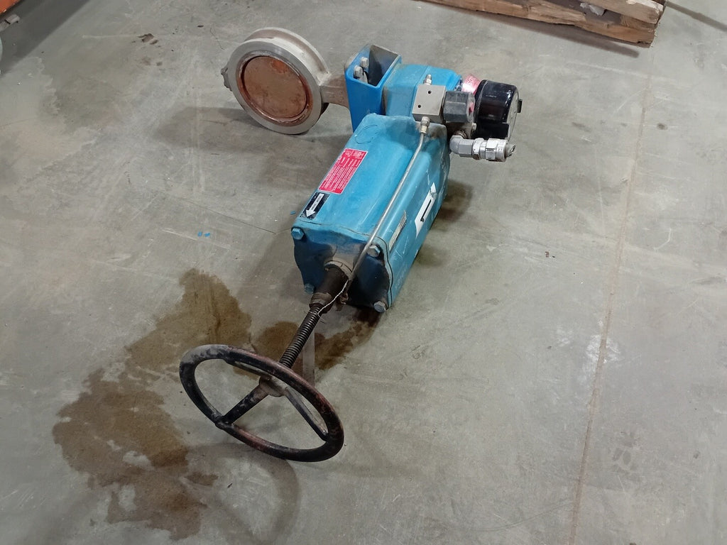 METSO 6" Butterfly Valve w/ Actuator B1JRU10/40