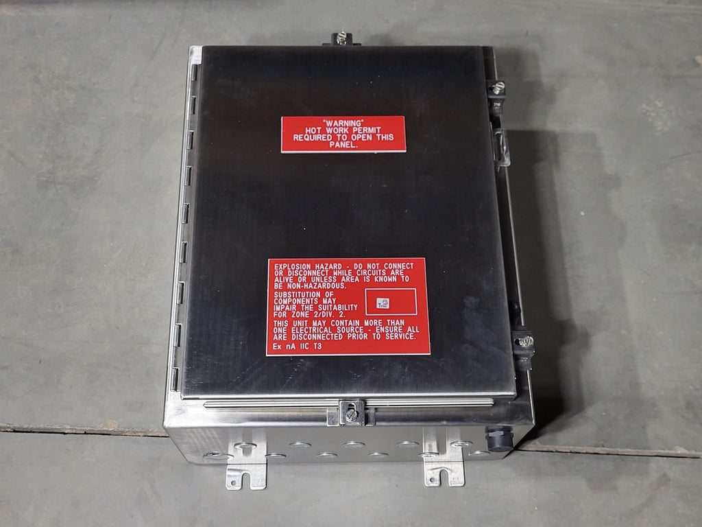 HOFFMAN Wall-Mount Type 4X Enclosure 20"X16"X8" Stainless Steel 316L, A20H1608SS6LP/SPL