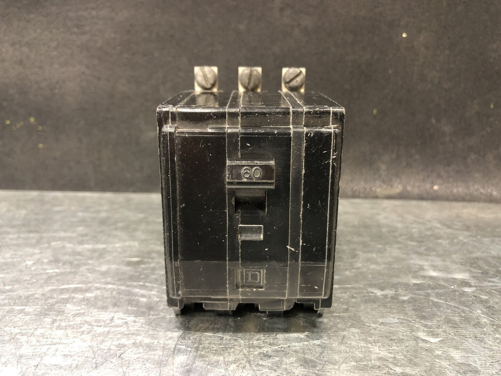 SQUARE D 60 Amp, 3 Pole, 240 Volts Circuit Breaker QOB360 