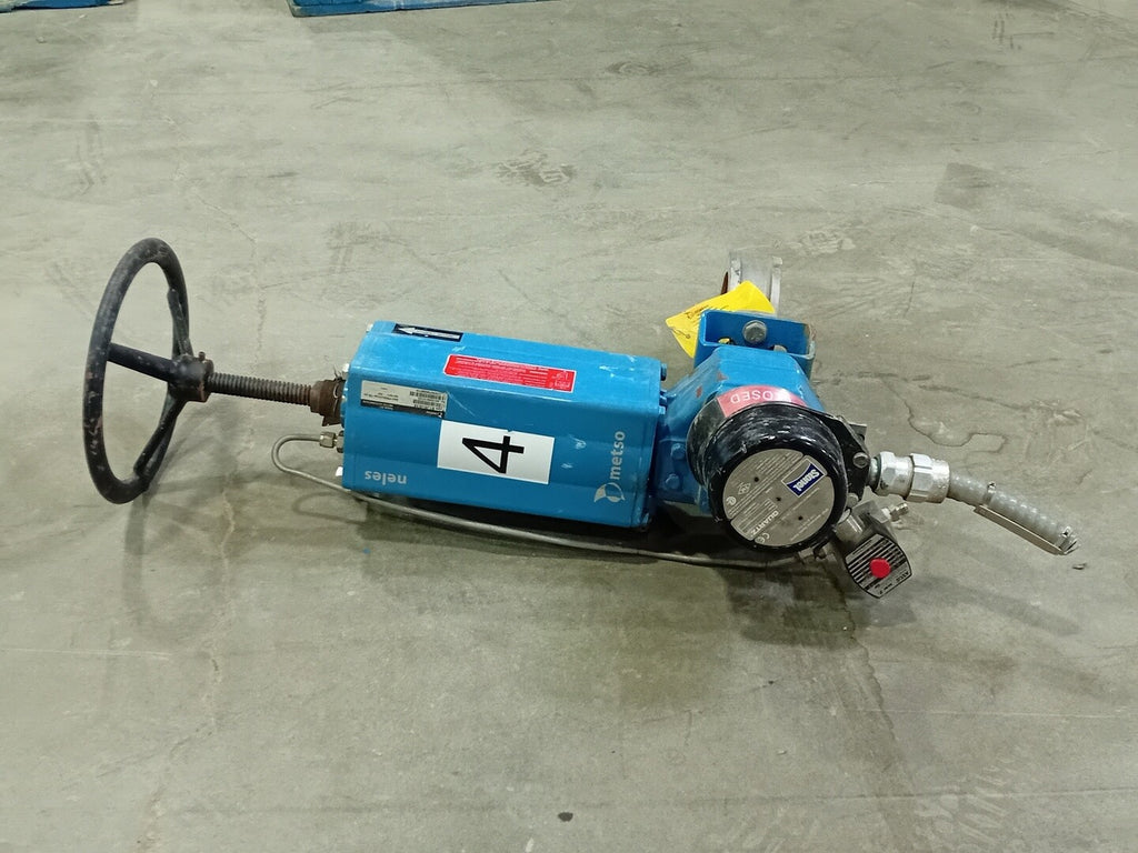 METSO 4" Butterfly Valve w/ Actuator B1JRU8/35