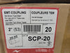 NESCO 2" EMT Set Screw Type Coupling SCP-20 (Box of 20)