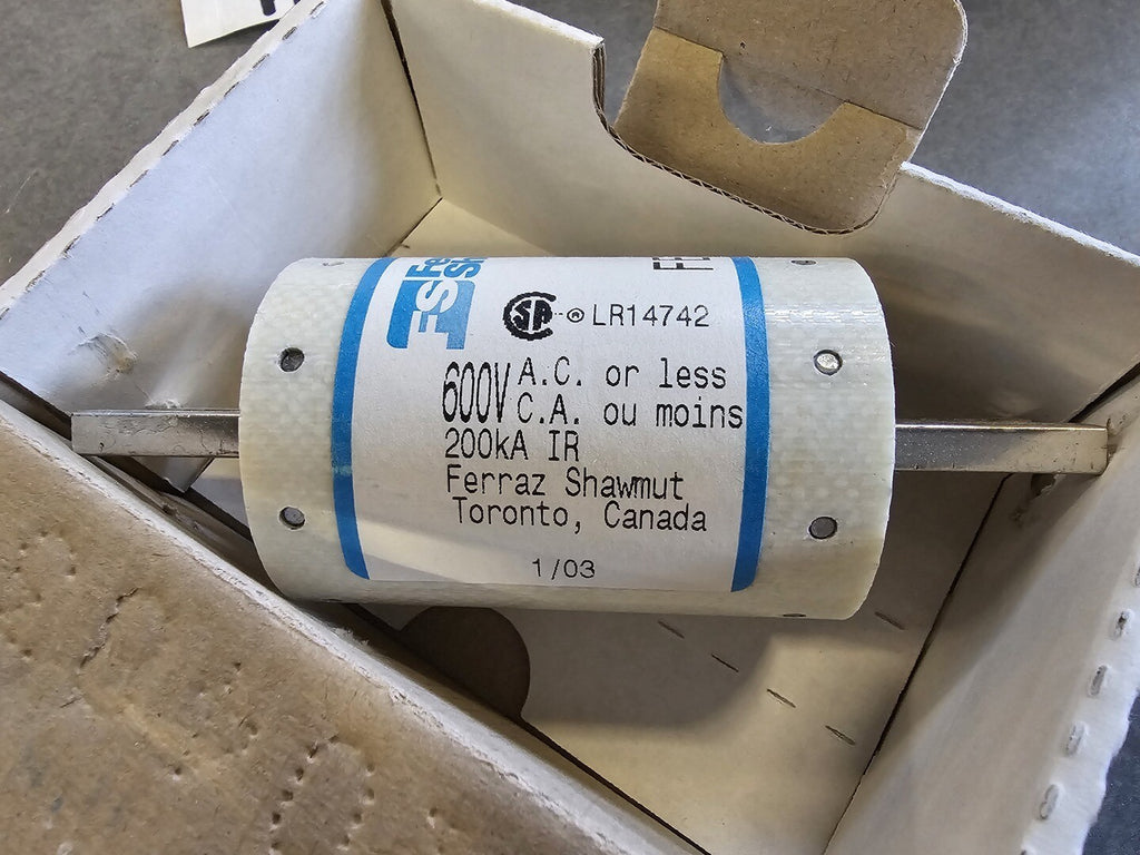 FERRAZ SHAWMUT 250 Amp Fuse Class C, 600V, FESF250