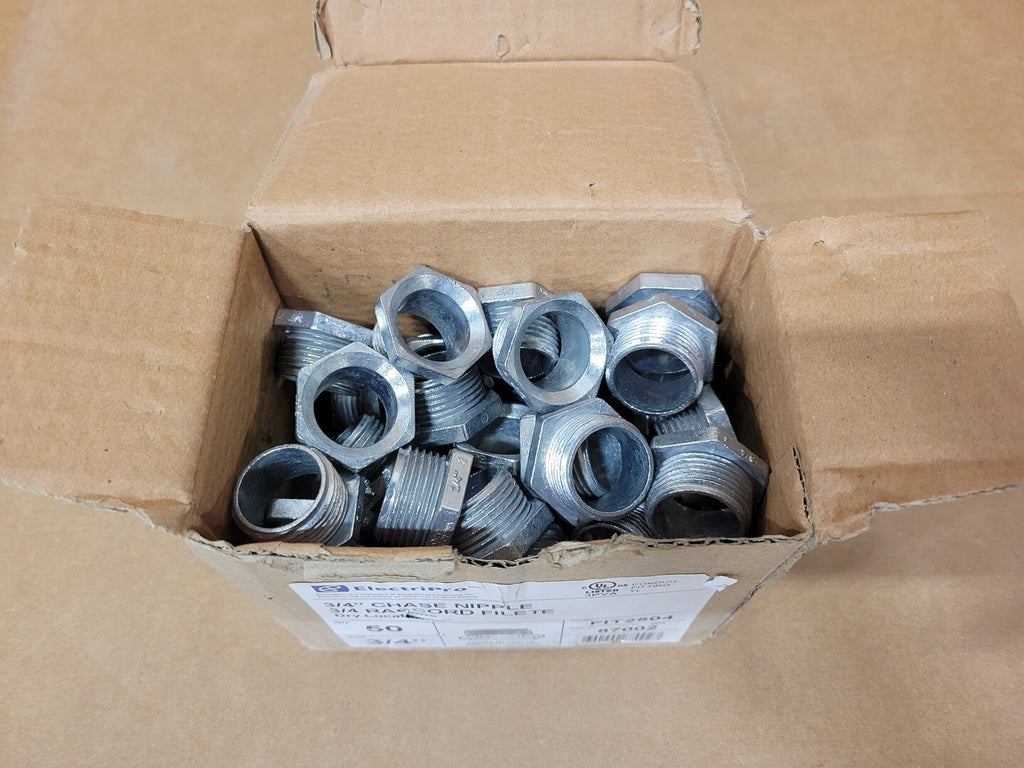 ELECTRIPRO 3/4" Chase Nipple FIT2504, 87002 (Box of 50)