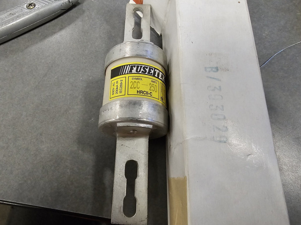 FUSETEK 250 Amp 600 VAC HRCII-C Fuse 2CC-250