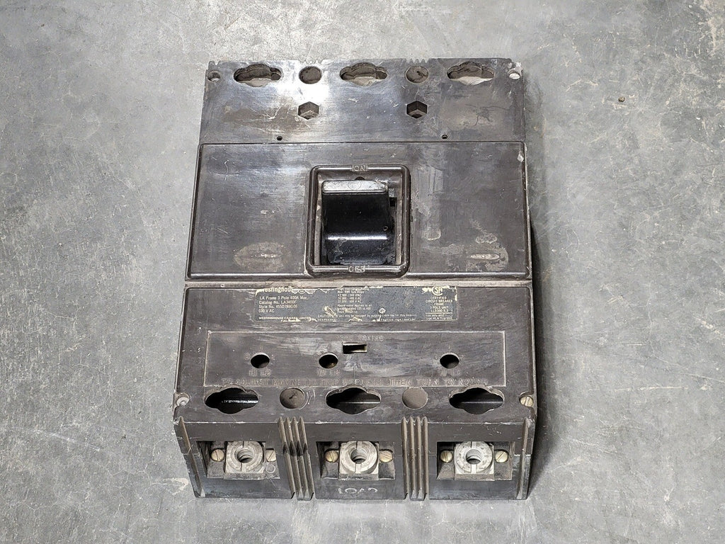 WESTINGHOUSE 400 Amp, 3 Pole, 600 Volt Circuit Breaker LA3400F