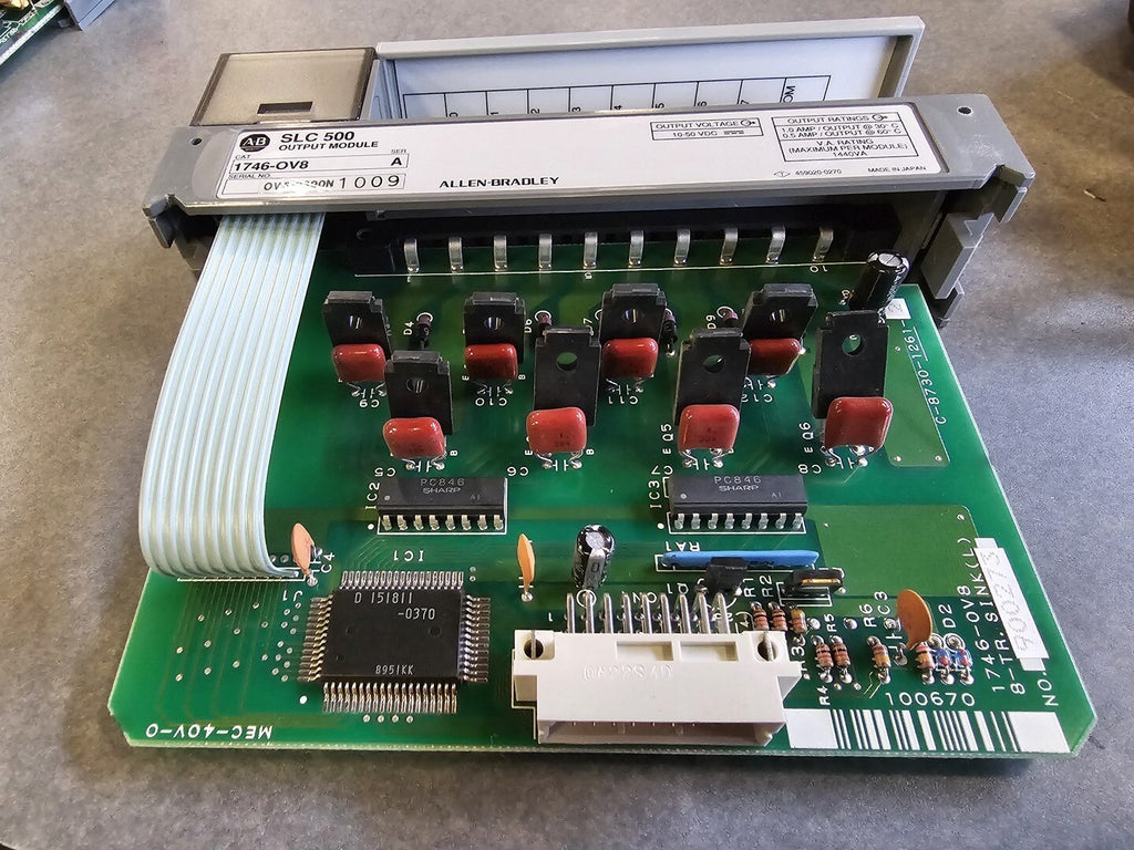 ALLEN-BRADLEY SLC 500 10-50VDC Output Module 1746-OV8