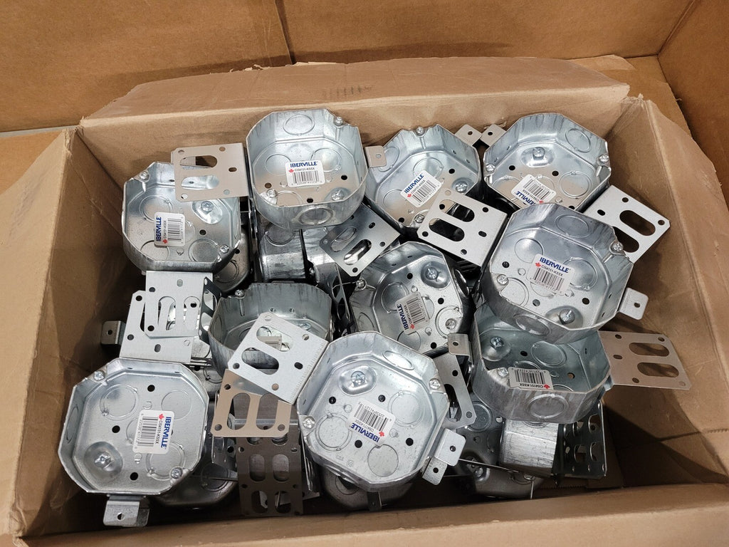 IBERVILLE Steel Stud Octagonal Box CI54151-KSSX (Box of 25)