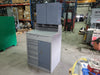 GLOBAL INDUSTRIAL Cabinet Shop Desk w/ Riser & 5 Drawers, 34-1/2"W x 30"D, Gray, 237048