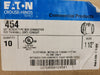 EATON 1-1/2" EMT Set Screw Type Box Connector 454 (Box of 10)