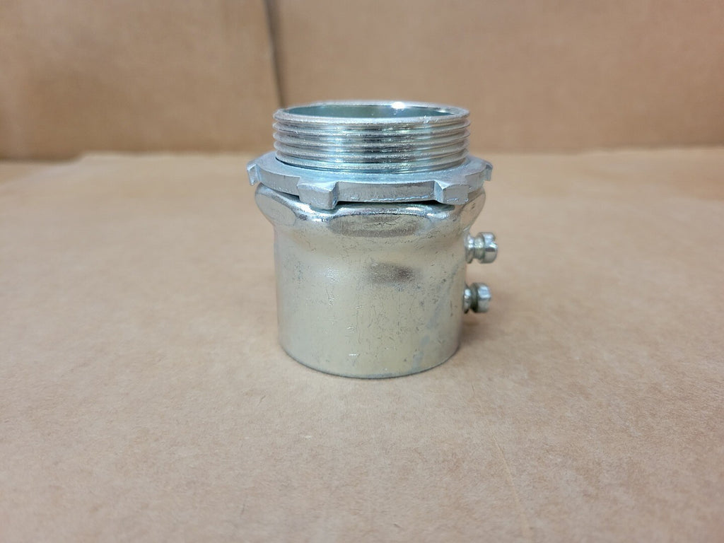 EATON 1-1/2" EMT Set Screw Type Box Connector 454 (Box of 10)