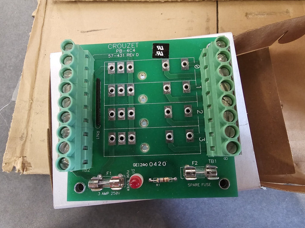 CROUZET I/O Module Mounting Board PB-4C4