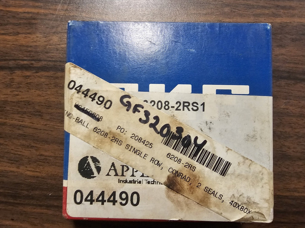 FAG Radial/ Deep Groove Ball Bearing 6208-2RS1, 40mm x 80mm x 18mm