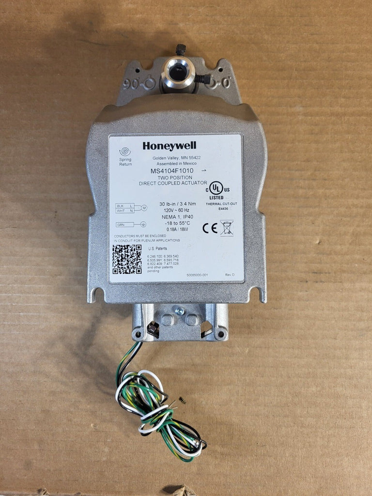 HONEYWELL Fire and Smoke Two Position Actuator MS4104F1010
