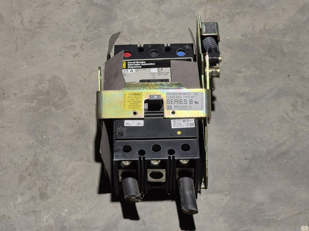 SQUARE D 225 Amp 600V 3-Pole Circuit Breaker KAL36225