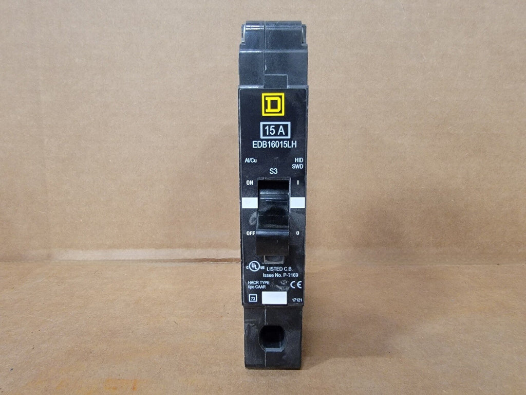 SQUARE D 15 Amp, 1 Pole, 347 volts Circuit Breaker EDB16015LH