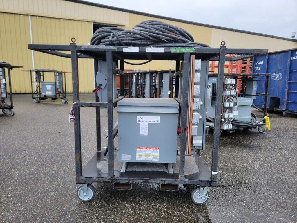 75 kVA Temporary Power Distribution Cart 600V Pri. 208Y/120V Sec.