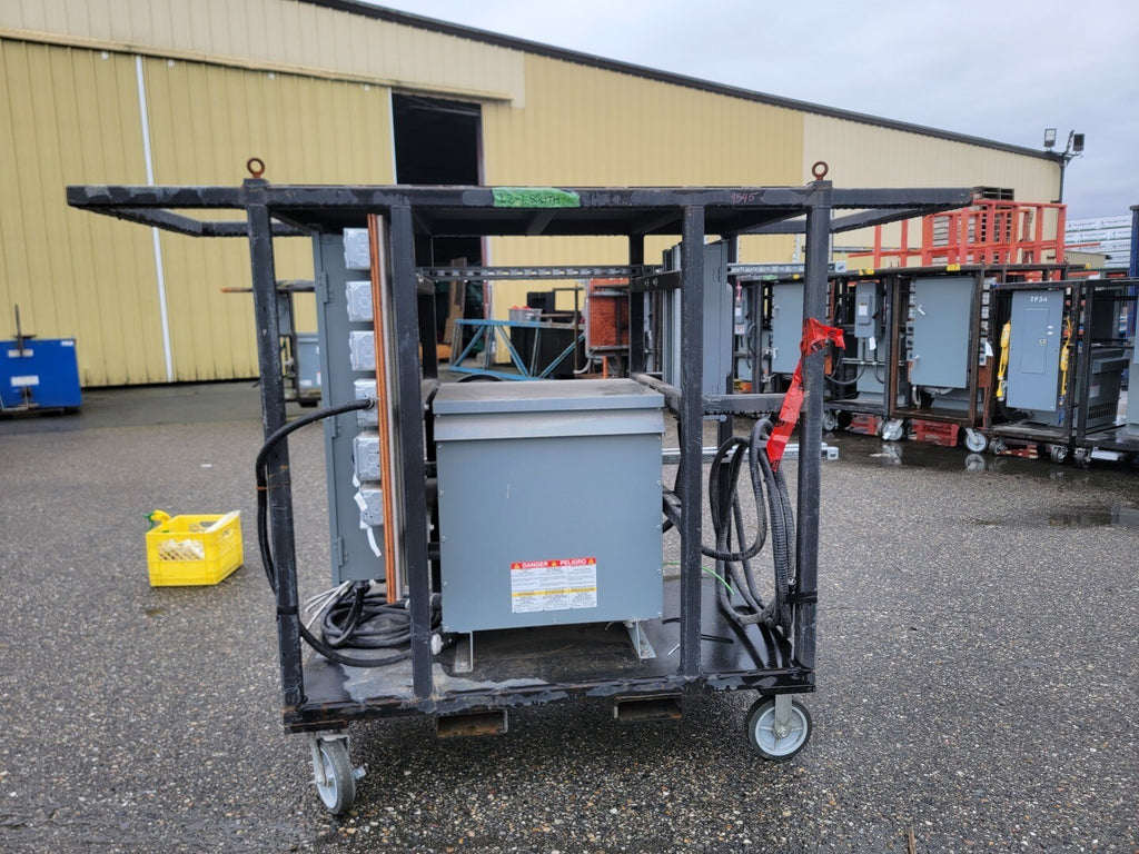 75 kVA Temporary Power Distribution Cart 600V Pri. 208Y/120V Sec.