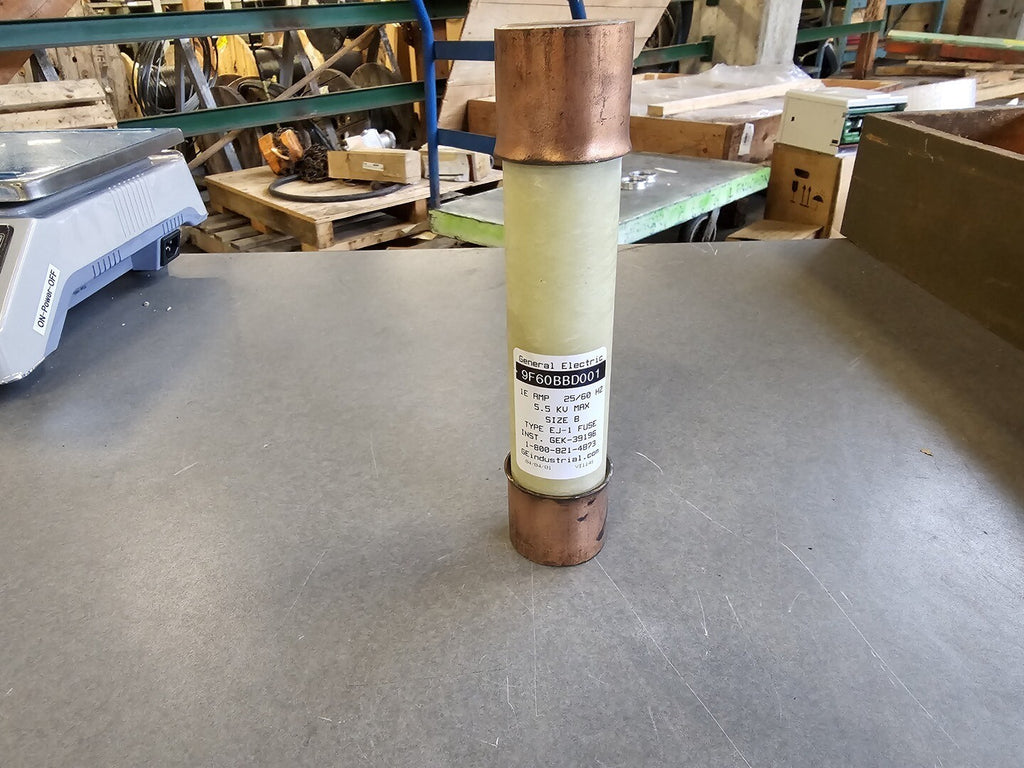 GENERAL ELECTRIC 5.5 kV Current Limiting Fuse Type EJ-1, 9F60BBD001