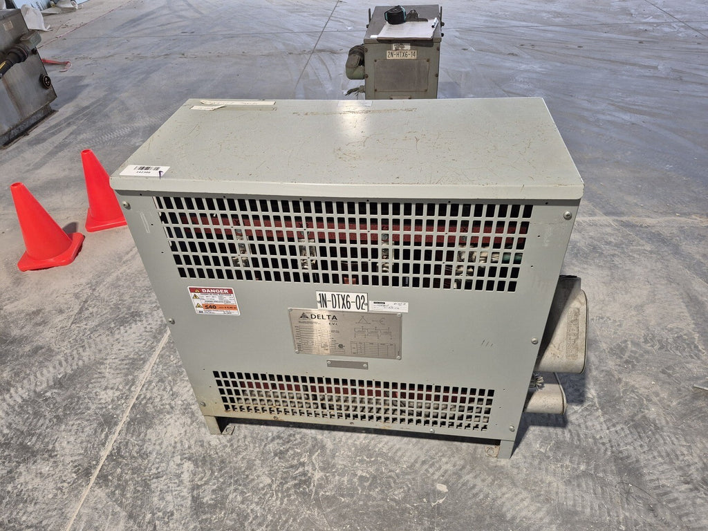 DELTA 75 kVA Transformer 600 pri. volts, 208Y/120 sec. volts CDTC0075S001525