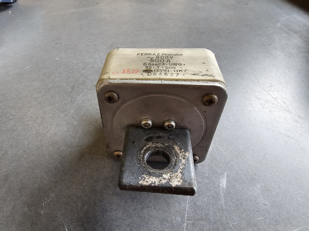 FERRAZ SHAWMUT 500 Amp 600 volts Protistor Fuse D84827