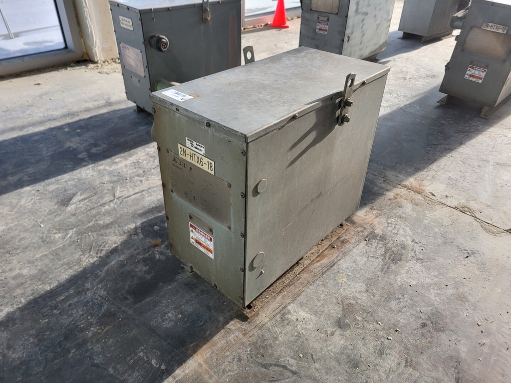 DELTA 45 kVA Transformer 600 pri. volts, 208Y/120 sec. volts CETC0045S001532
