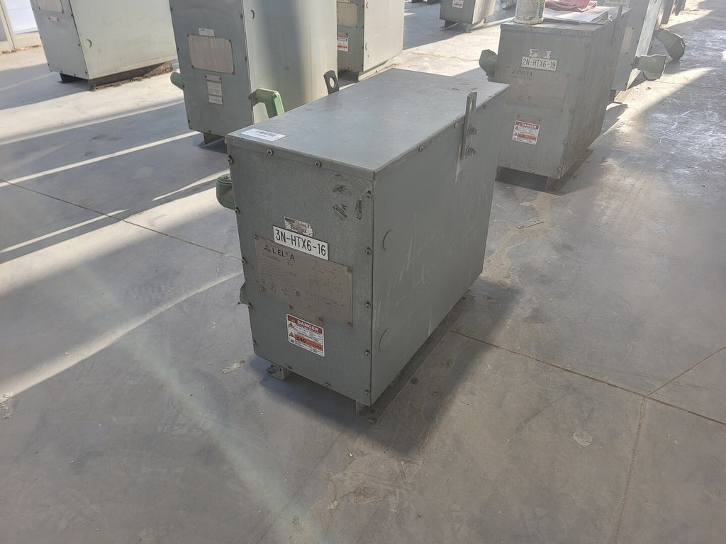 DELTA 45 kVA Transformer 600 pri. volts, 208Y/120 sec. volts CETC0045S001532