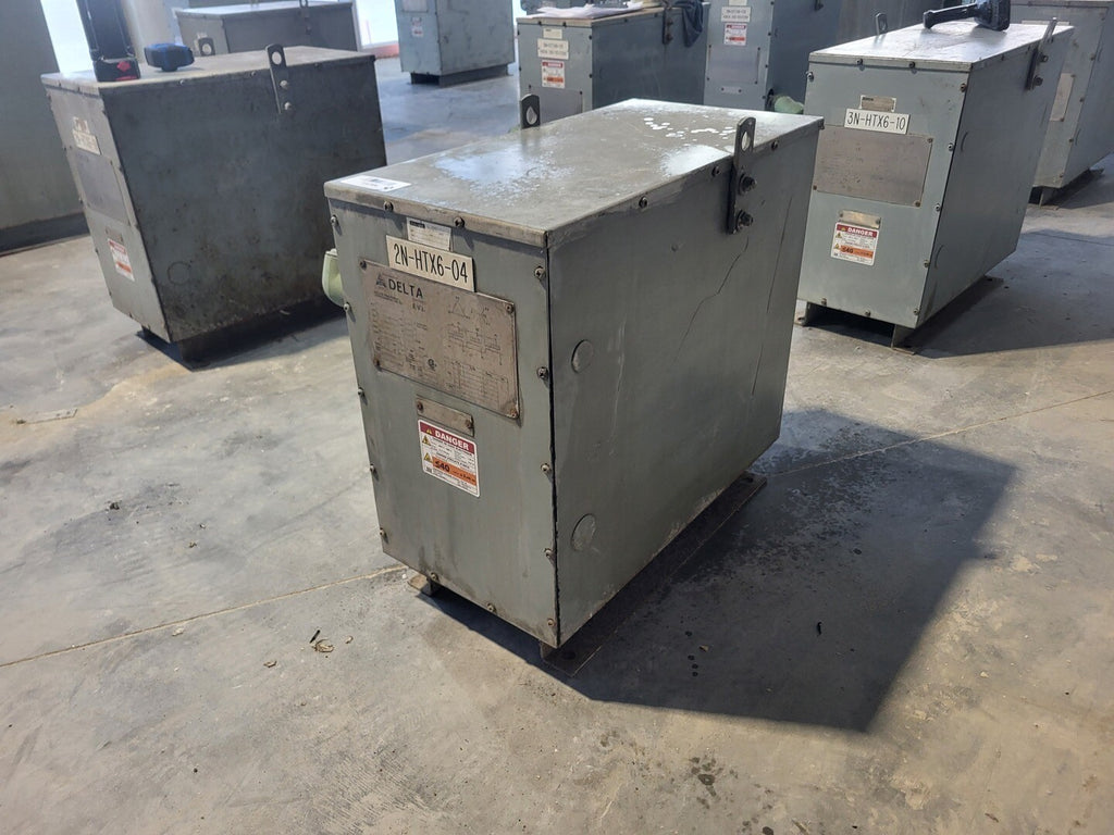 DELTA 45 kVA Transformer 600 pri. volts, 208Y/120 sec. volts CETC0045S001532