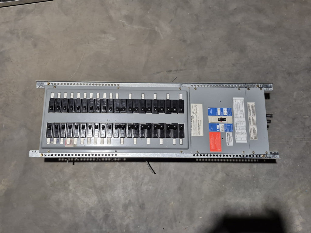 CUTLER-HAMMER Dismantled - Pow-R-Line 1a Panelboard 225A, 125VDC, 42-Circuit w/ Main Breaker