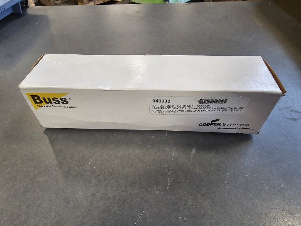 COOPER BUSSMAN INC. 350 Amp, Class C Fast-Acting Current-Limiting Fuse FESC350