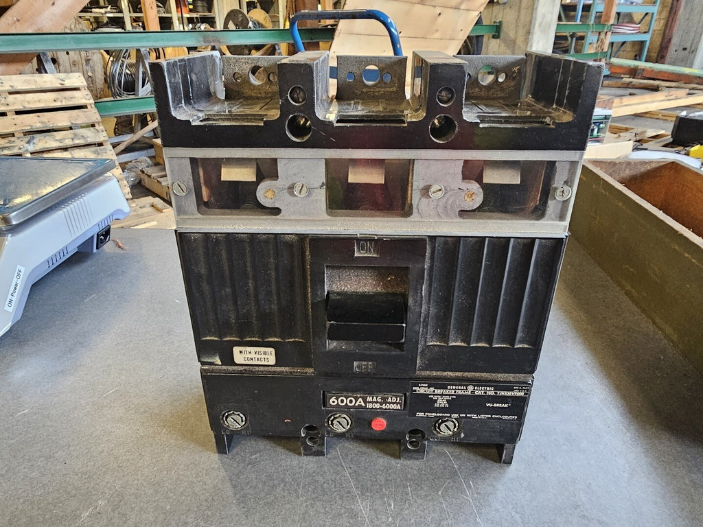 GENERAL ELECTRIC 600 Amp, 3 Pole, 600 Volts Circuit Breaker TJK636VF000